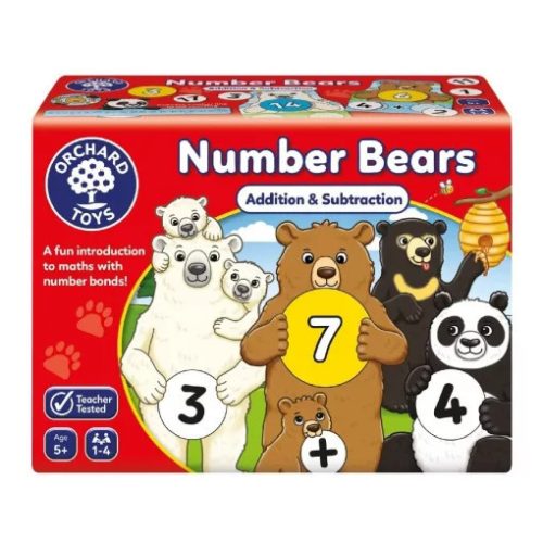 Mackó matek, társasjáték (Number Bears), ORCHARD TOYS