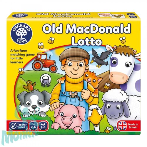 Old Mac Donald lottó / Old MCDonald bingó (Old MacDonald Lotto), ORCHARD TOYS OR071