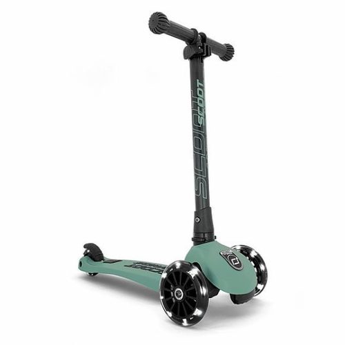 Scoot and Ride Highwaykik  3 LED roller FOREST