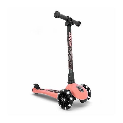 Scoot And Ride Highwaykik 3 Led Roller Peach