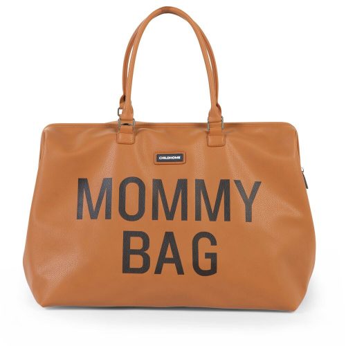 "Mommy Bag" Táska - Bőrhatású - Barna