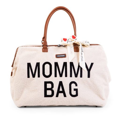 Mommy Bag" Táska - Plüss - Fehér