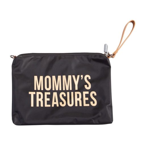 Mommy's Treasures" Retikül - Fekete/Arany