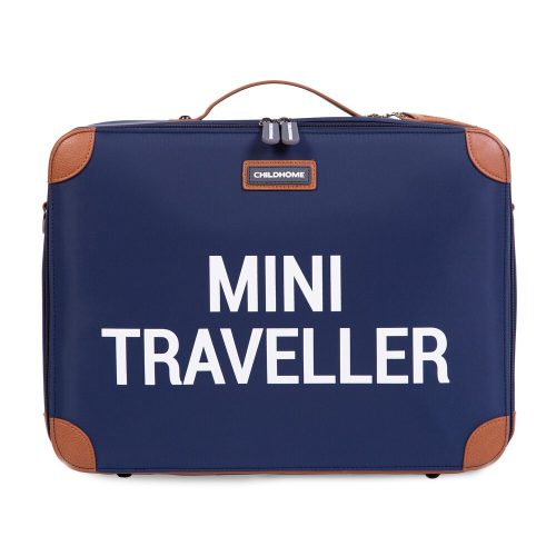 Mini Traveller" Utazótáska - Sötétkék/Fehér