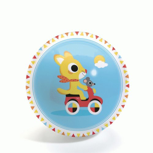 Gumilabda, 12 cm - Bájos verseny - Cute race Ball