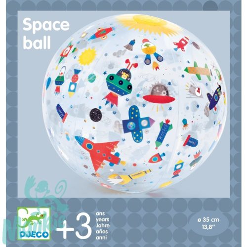 Felfújható labda, 35 cm - Űrjárművek - Space ball