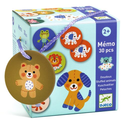 DJECO - JÁTÉKOK Memória játék - Kedvencek - Memo Stuffed animals - FSC MIX