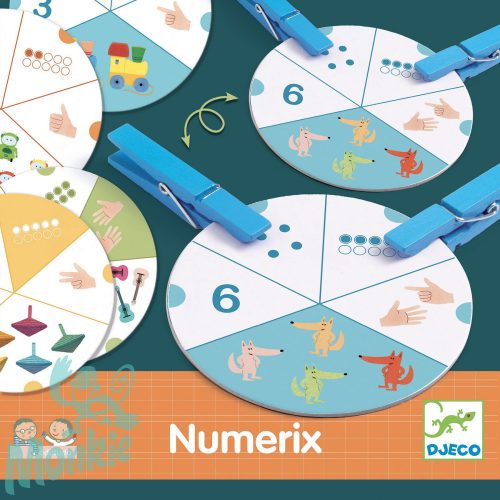 DJECO - JÁTÉKOK Fejlesztő játék - Számos - Numerix