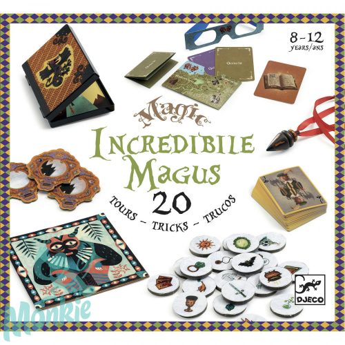 Bűvészkészlet - Hihetetlen varázsló - Incredibile Magus - 20 trükk