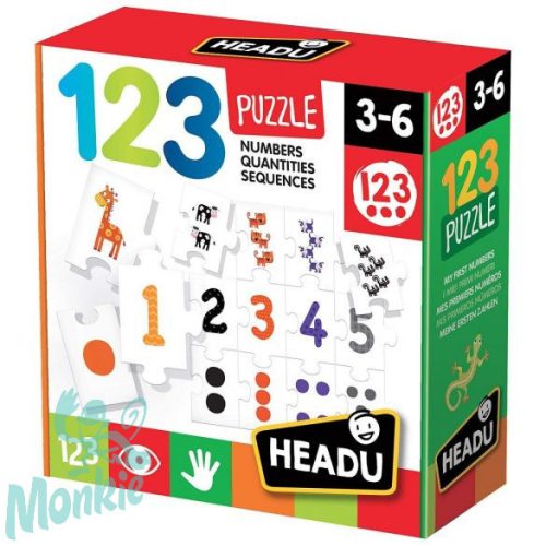 Fejlesztő puzzle-Számok és mennyiségek HEADU