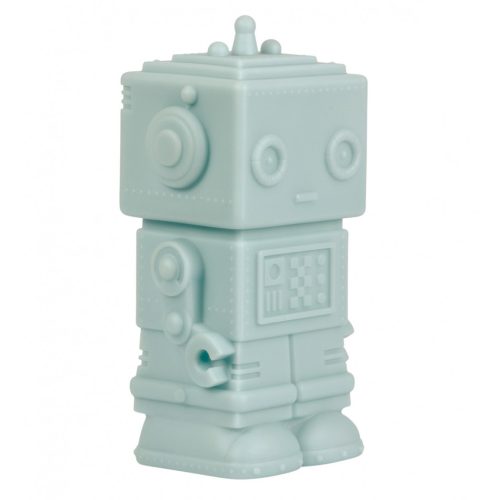 Mini Éjjeli Fény: Robot Füstös Kék