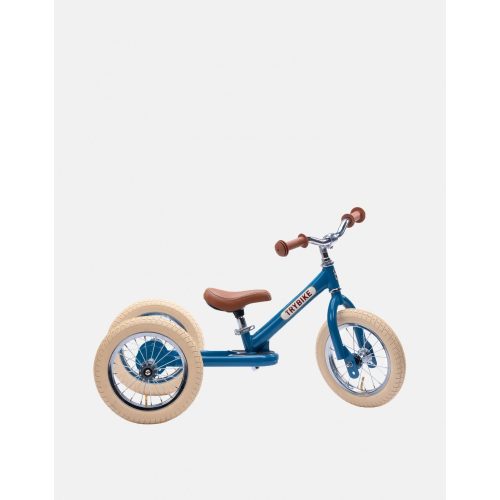 Trybike steel 2in1, vintage blue 3 kerekű tricikli,futóbicikli,vintage kék