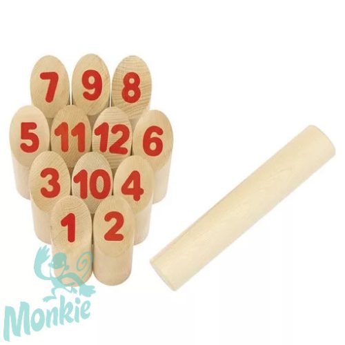 Kubb számokkal, vikingsakk, GOKI